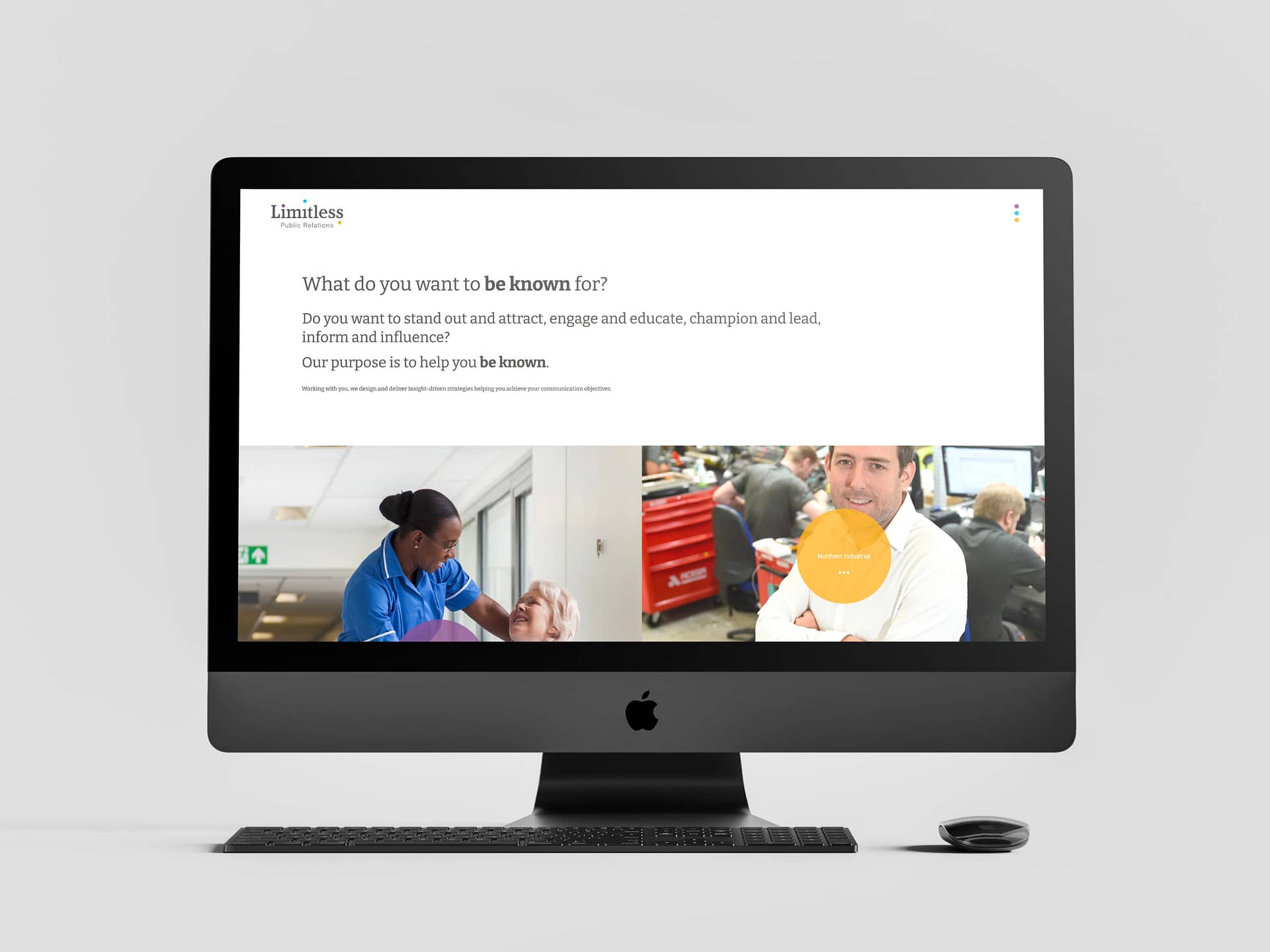 Limitless Public Relations Responsive Website Design and Development